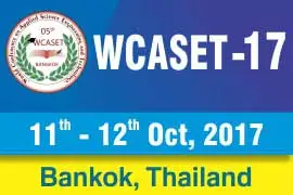  WCASET Conference Thailand
